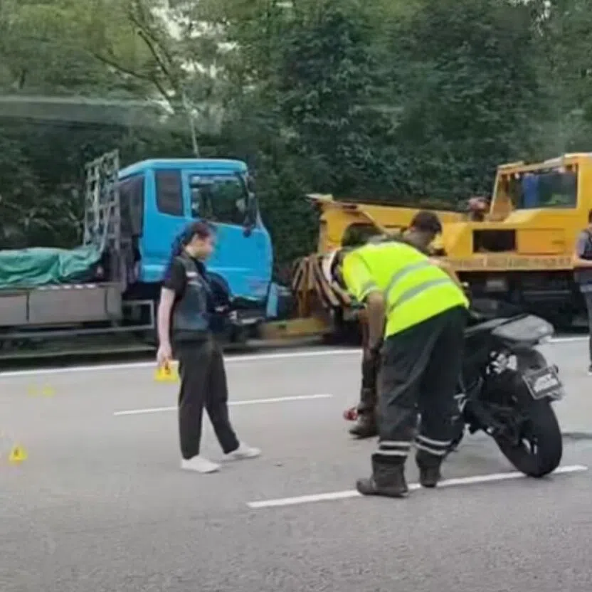 The male lorry driver is assisting with investigations, the police said.