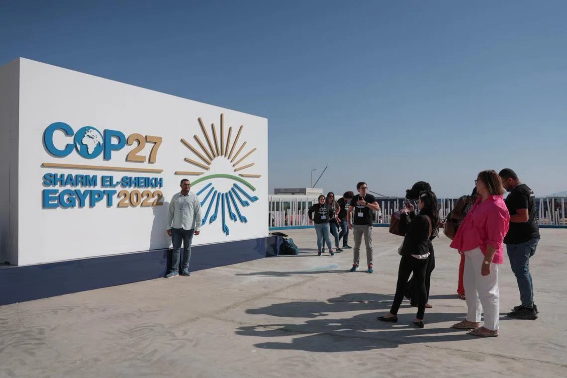 dfopen06 - National delegates and participants arriving on the first day of COP27 on Nov 6, 2022 in Sharm El-Sheikh, Egypt.

pix by: Samuel Ruby