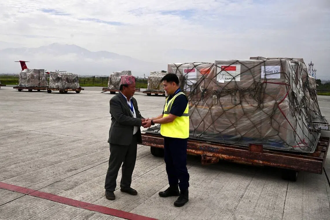 Singapore humanitarian aid reaches flood-hit Nepal with medical supplies, DNA test kits