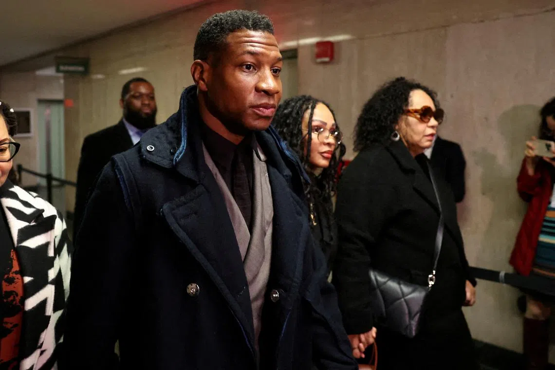 Actor Jonathan Majors said he should have never been in the car with his then-girlfriend.
