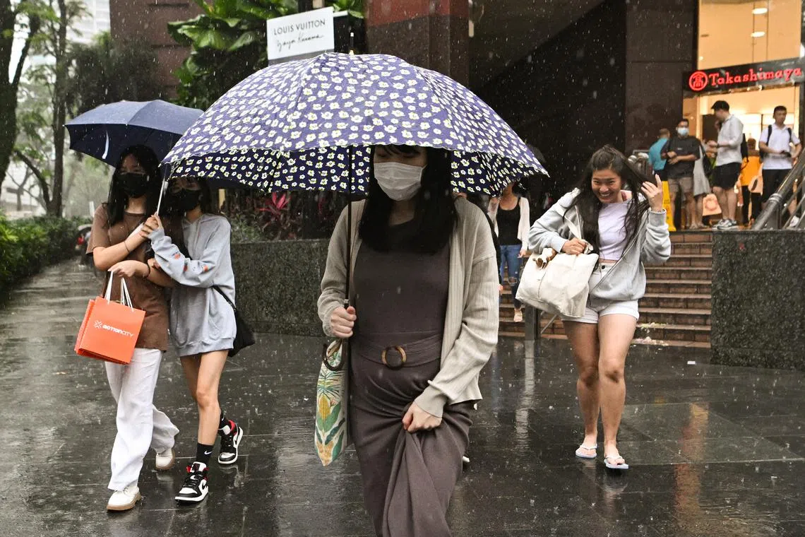 Temperatures could go as low as 22 deg C as wet weather expected for rest  of CNY | The Straits Times