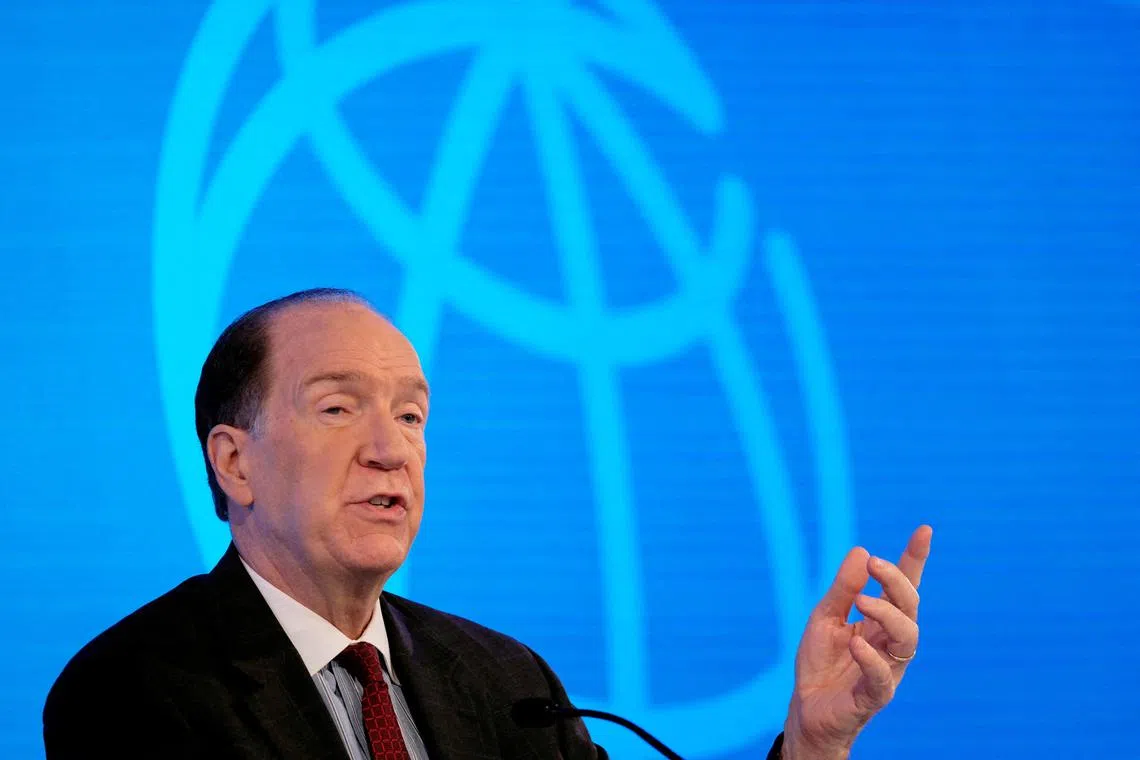 World Bank president David Malpass says the debt crisis in the world’s poorest countries is intensifying.