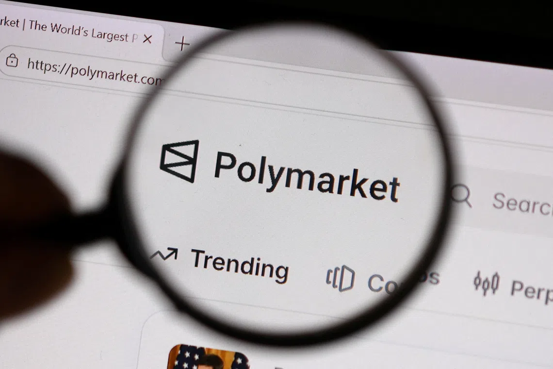 Polymarket’s international platform settles trades on a blockchain, meaning wagers are public, although traders remain anonymous.