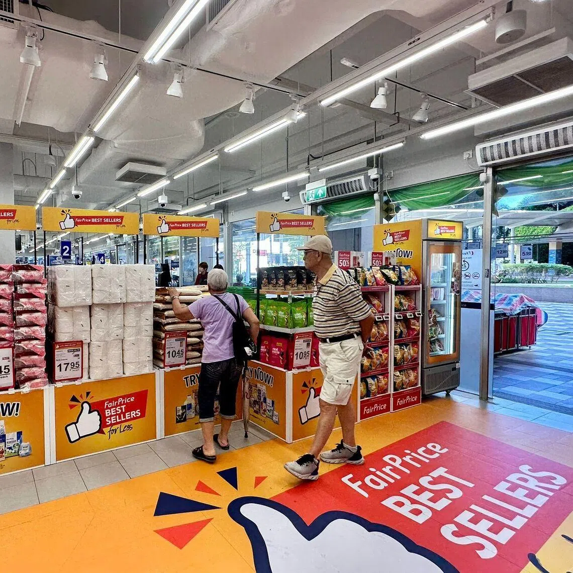 FairPrice housebrand products such as rice will be discounted up to 36 per cent.