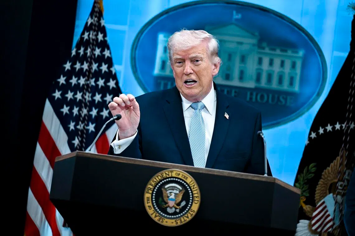 US President Donald Trump threatened a federal probe into unnamed individuals that he accused of circulating correspondence that he said was not the basis for the US' ceasefire agreement with Iran.