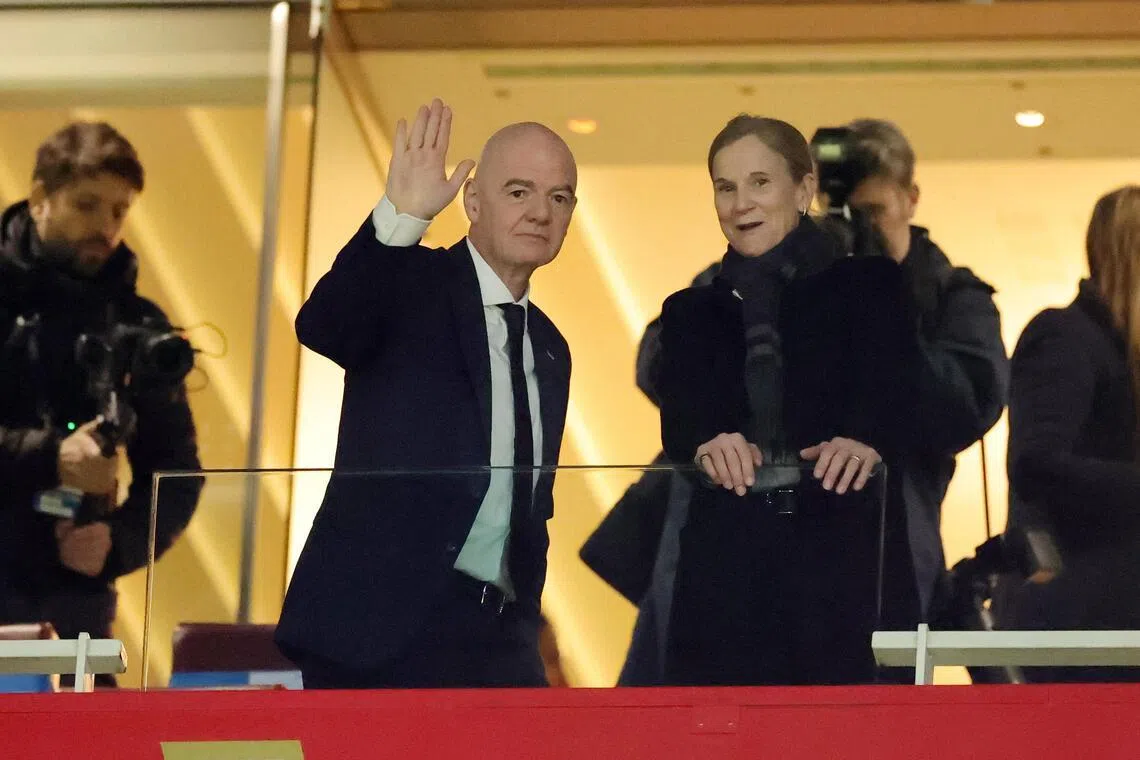 FIFA president Gianni Infantino favours ending Russia ban