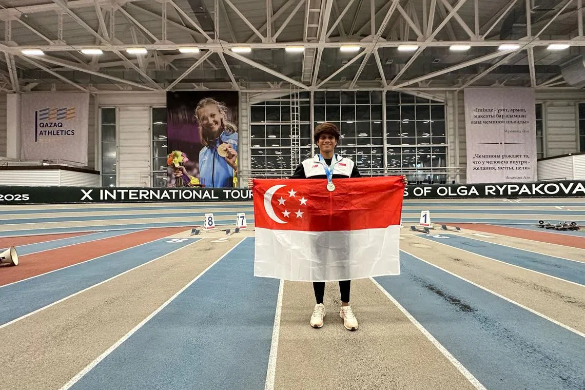 Marc Louis clocked 6.68sec and clinched silver at the World Athletics Indoor Tour Silver Meet in Oskemen, Kazakhstan.