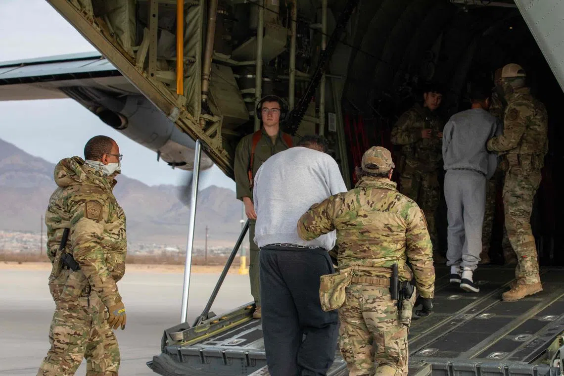 Two officials said the US military could fly the migrants to Libya as soon as May 7, but stressed that plans could still change. 