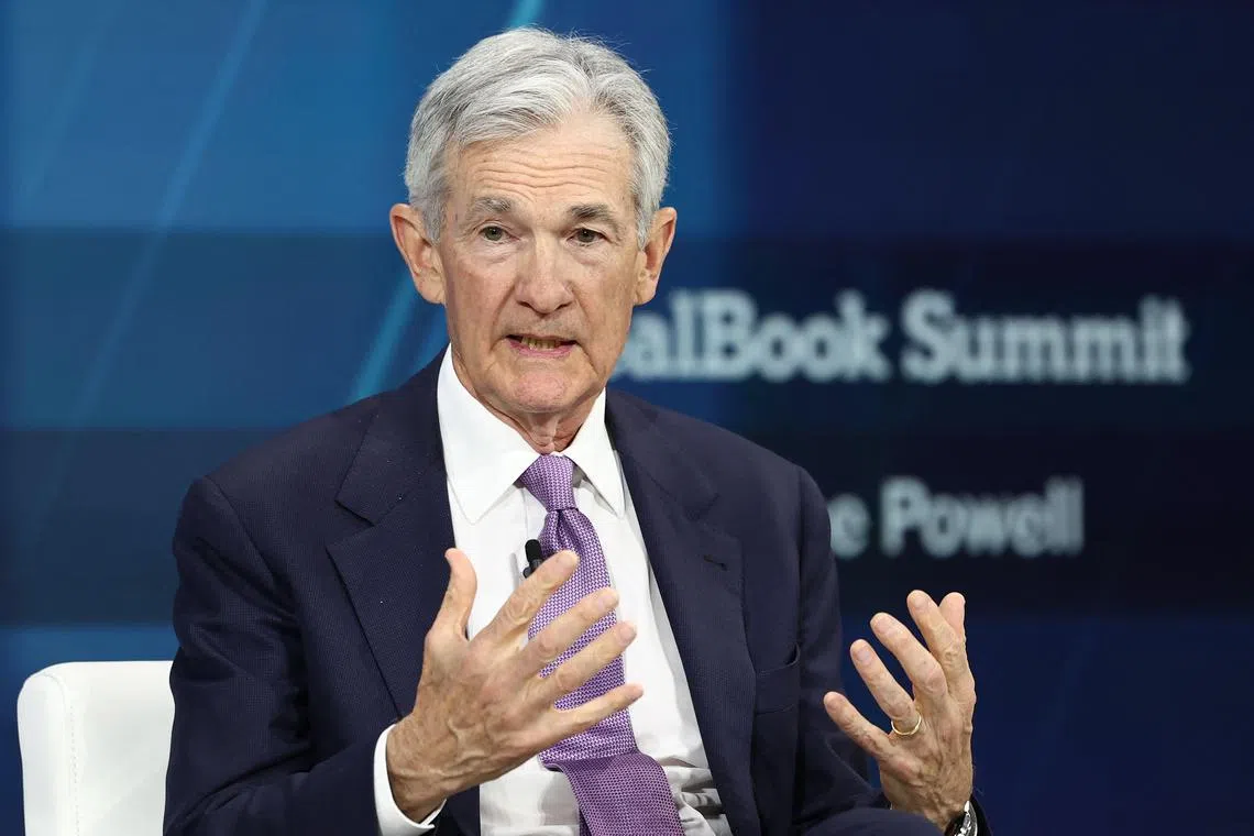 All eyes will be on Federal Reserve Chairman Jerome Powell this week as he spells out the Fed's policy on rates for the coming months.   Michael M. Santiago/Getty Images/AFP (Photo by Michael M. Santiago / GETTY IMAGES NORTH AMERICA / Getty Images via AFP)