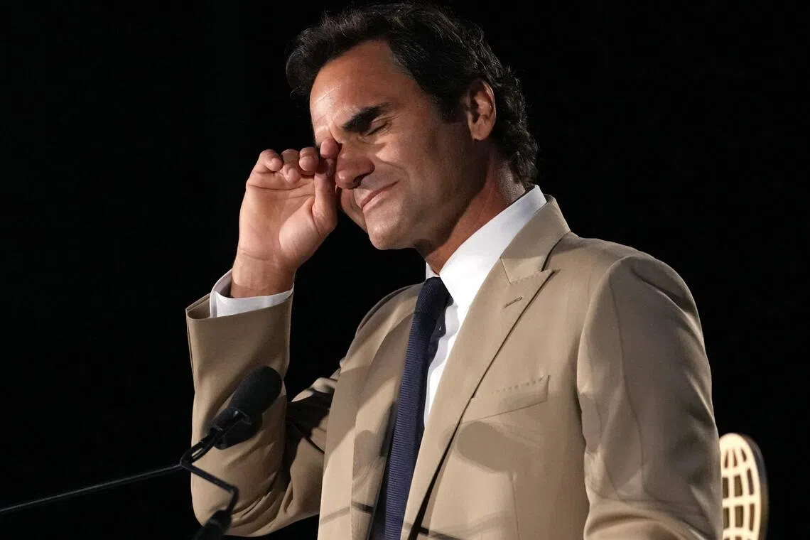 Federer's Hall of Fame induction marks end of tennis legend's era