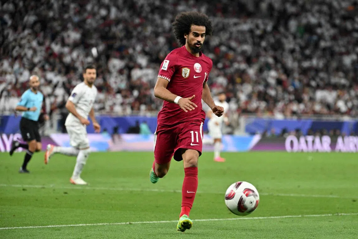 Qatar forward Akram Afif has five goals to his name at this Asian Cup