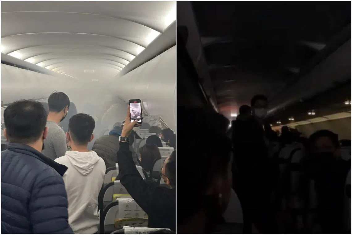 The passengers reportedly chose to continue on the flight after a medical evaluation determined they did not need hospital treatment.