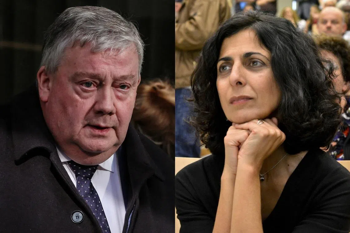 MEPs Marc Tarabella (left) and  Maria Arena failed to declare trips to Qatar in 2020 and 2022 respectively.