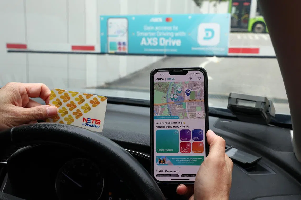 CMG20240717-LimMS01 / 林明顺 / 谢冰,邓玮婷 /AXS launches AXS Drive app for cardless parking at malls, offices and other commercial spaces [Cassia Room, Begonia Pavilion, 60 Pasir Ris Dr 3, Singapore 519599]
