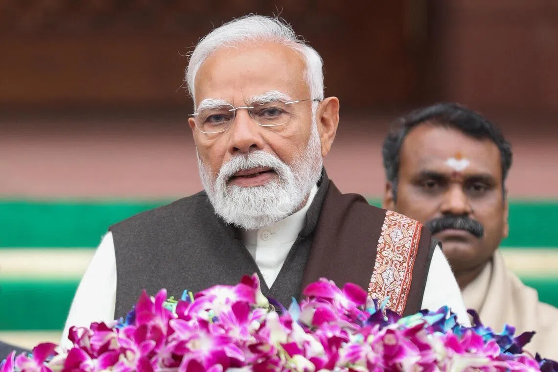Modi turns Parliament setback into campaign weapon in polls