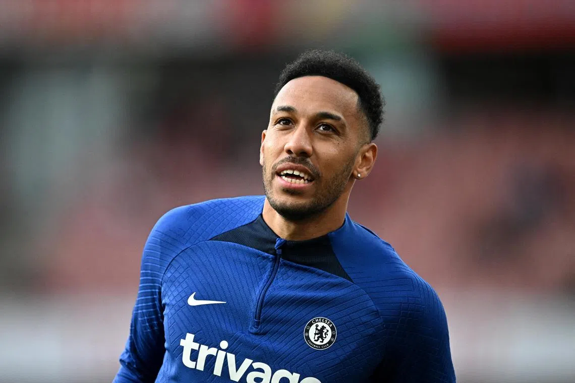 Striker Aubameyang’s made just five Premier League starts with Chelsea, netting once against Crystal Palace in October.