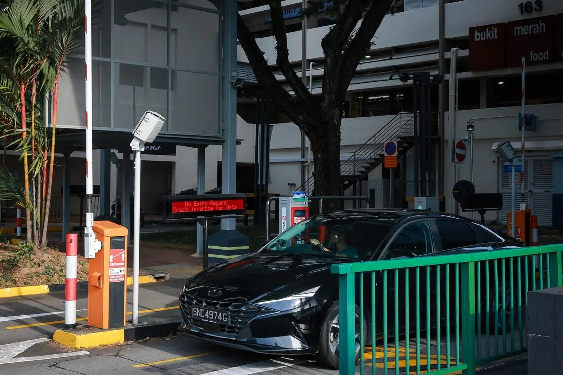 HDB said it has lifted the barrier arms at affected carparks to allow motorists to enter and exit the carparks expeditiously.