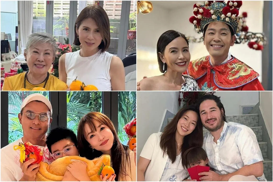 How Zoe Tay, Edmund Chen, Fann Wong, Rebecca Lim and other Singapore celebs spent Chinese New Year