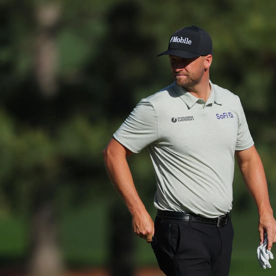 Golf - The Masters - Augusta National Golf Club, Augusta, Georgia, U.S. - April 10, 2026 Wyndham Clark of the U.S. on the 7th hole during the second round REUTERS/Mike Segar