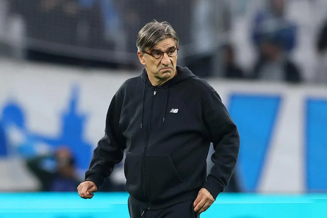 Soccer Football - UEFA Champions League - Olympique de Marseille v Atalanta - Orange Velodrome, Marseille, France - November 5, 2025 Atalanta coach Ivan Juric after the match REUTERS/Manon Cruz