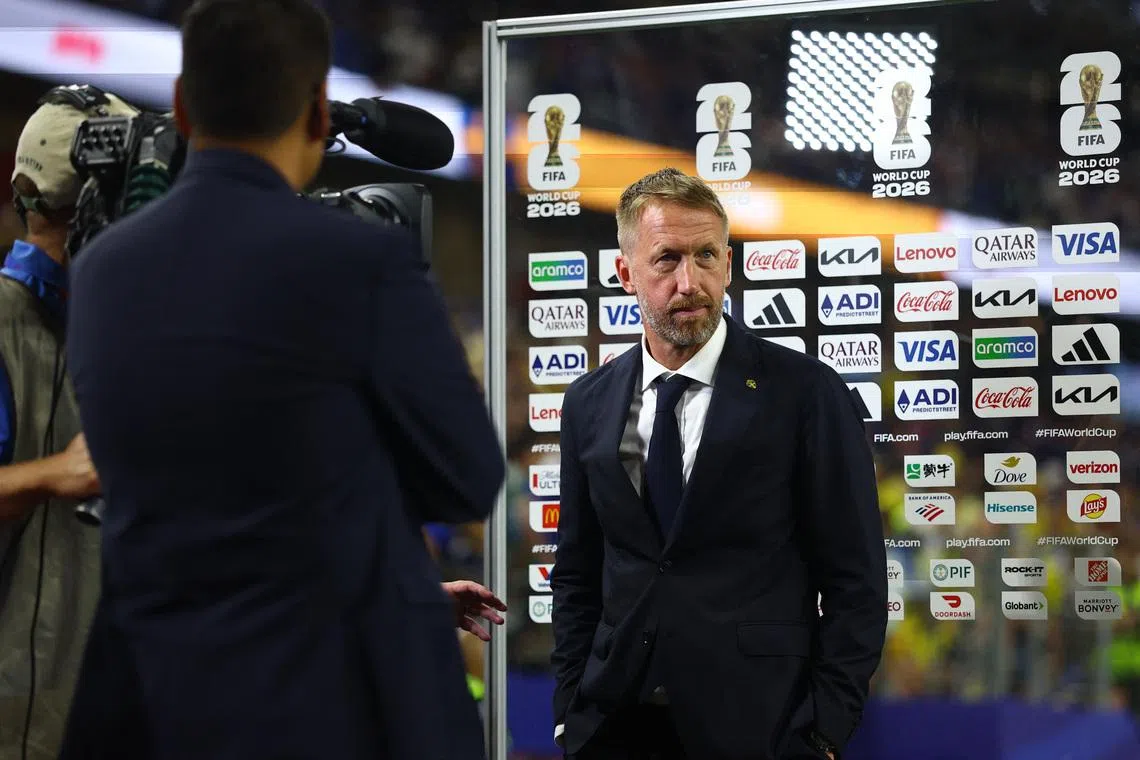 Graham Potter said his Sweden team will be underdogs no matter who they face.