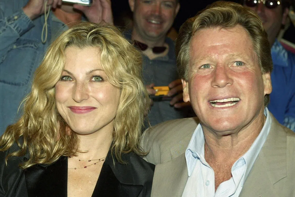 Ryan O'Neal and his daughter Tatum at the 30th anniversary screening of "Paper Moon" at the Vista Theater on Aug 21, 2003 in Los Angeles.