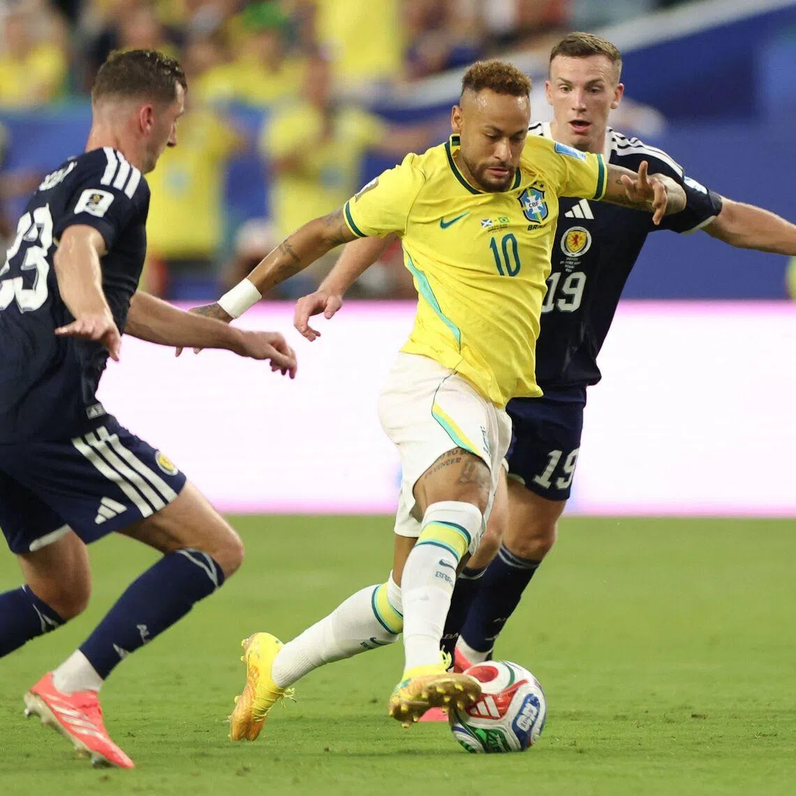 Neymar has been working his way back to fitness from a calf injury and returend for a little over 15 minutes in Brazil’s previous game against Scotland.