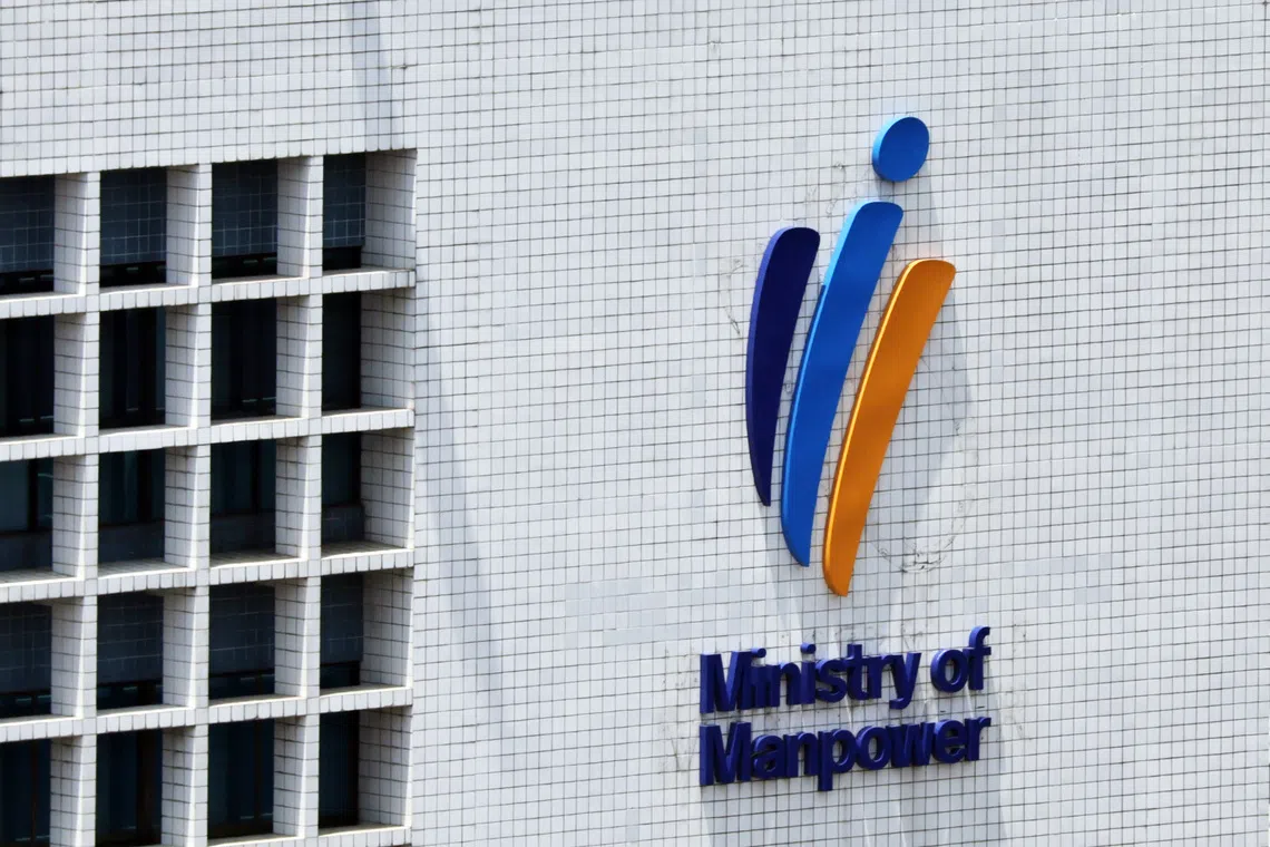 The Ministry of Manpower said that the man was in the middle of tree-felling works when the tree toppled at its base, causing him to fall together with the tree.