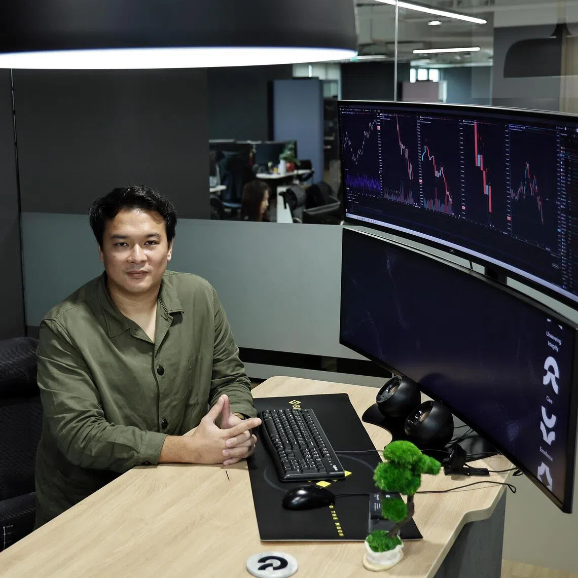 Mr Darius Sit, founder of digital asset trading firm QCP, said Bitcoin's volatility will become more compressed overtime. 