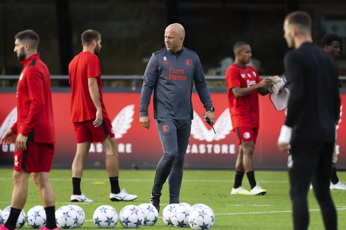 Feyenoord boss Arne Slot watches every training session and obsessively studies future opponents.
