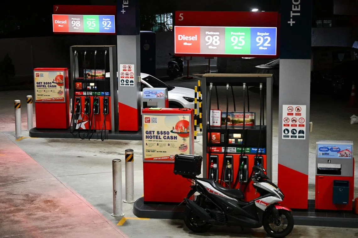 Caltex raised the posted price of 95-octane petrol by 10 cents to $3.45 per litre at 2pm on March 13.