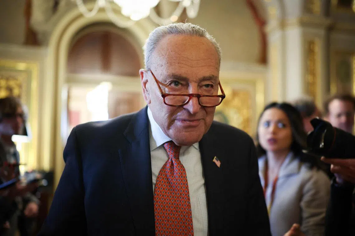 Top US Senate Democrat Chuck Schumer said on March 13 he would vote to advance a Republican stopgap funding Bill.