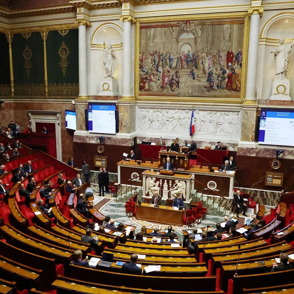 A general view of the National Assembly in Paris, France, January 23, 2026. REUTERS/Gonzalo Fuentes/File Photo
