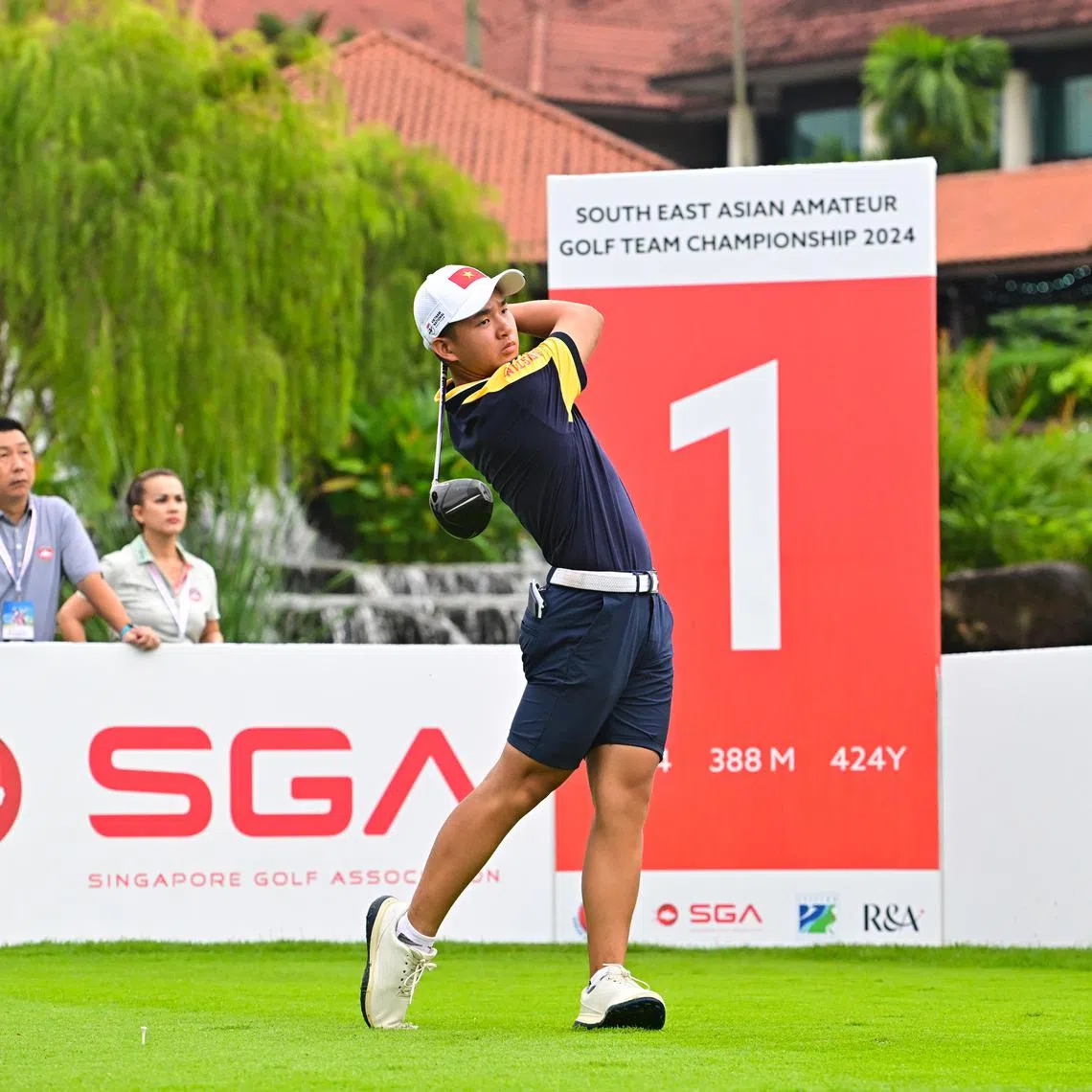 Nguyen Anh Minh, 17, has committed to National Collegiate Athletics Association (NCAA) Division 1 school Oregon State University from 2025.