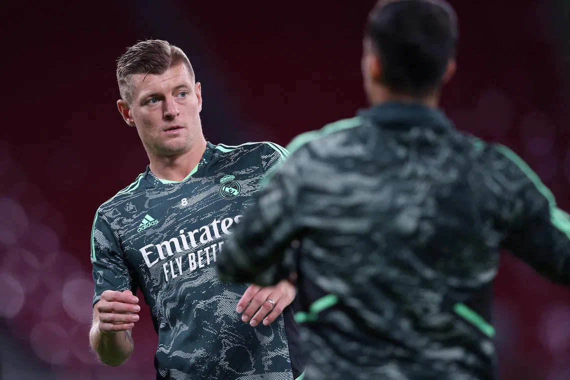 Kroos is considering an early retirement from Real at the end of the season, according to some Spanish reports.