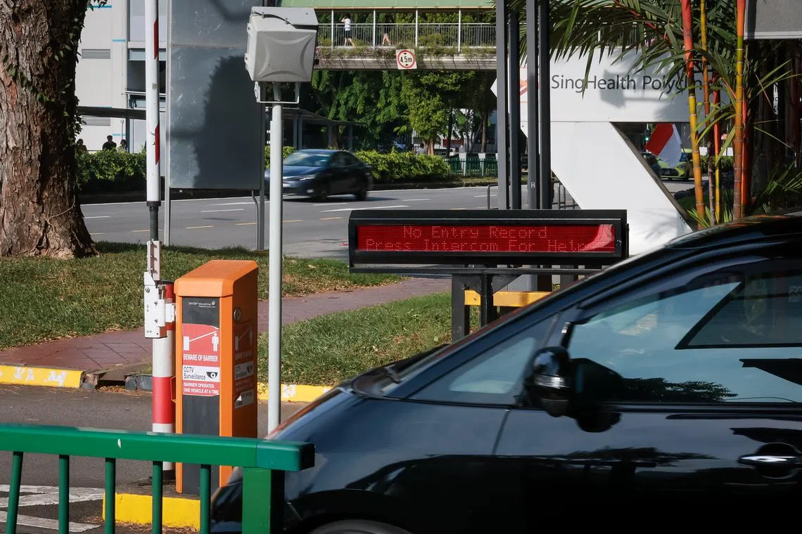 Roughly 185 carparks, or 10 per cent of all carparks, in Housing Board estates were affected by the outage.