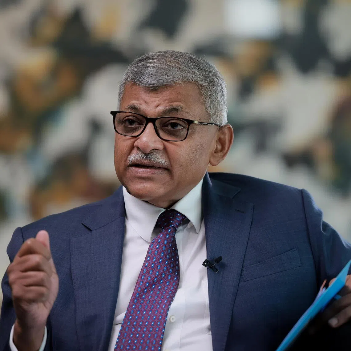 Chief Justice Sundaresh Menon in an interview with the media at the Supreme Court on May 22.