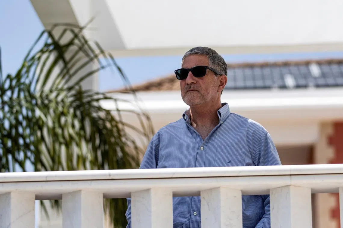 Intellexa Co-CEO Tal Dilian poses for a picture at his house in Limassol, Cyprus, April 22, 2020. Picture taken April 22, 2020.   REUTERS/Yiannis Kourtoglou