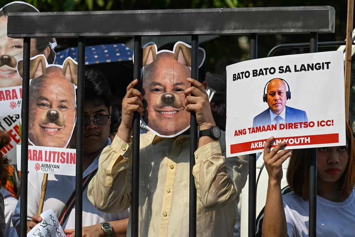 Former Philippine police chief and sitting Senator Ronald “Bato” Dela Rosa had mostly been in hiding for months.