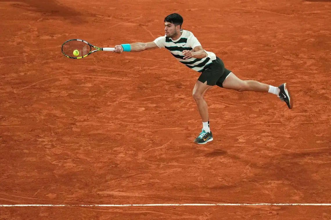 Carlos Alcaraz through to French Open final after Lorenzo Musetti ...
