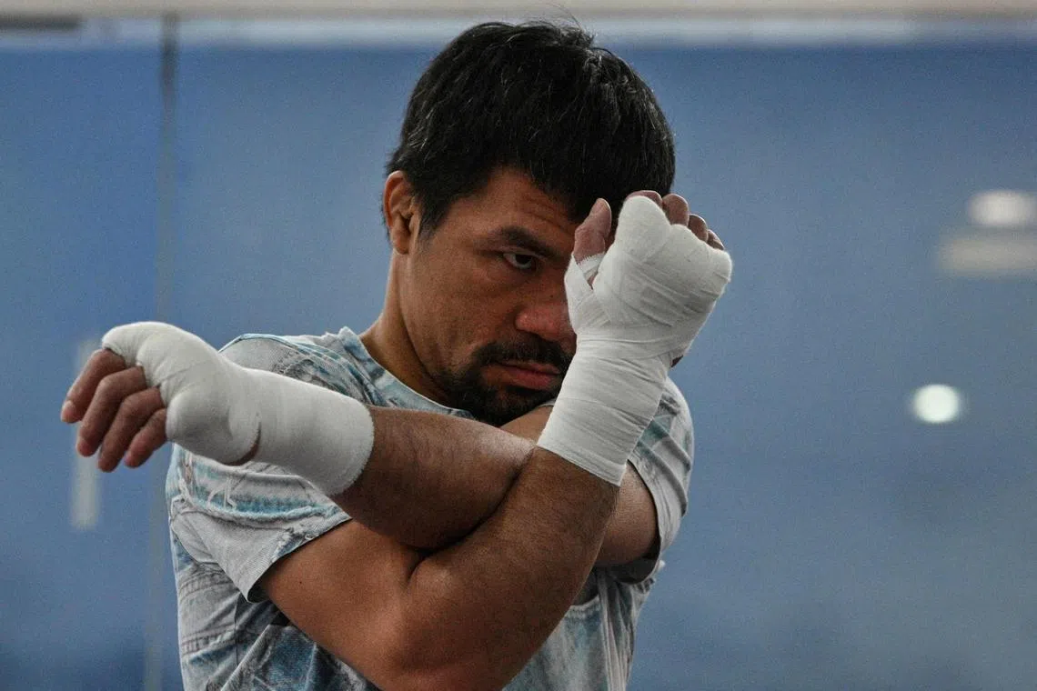 Manny Pacquiao was 21 and a rising star when he went 10 rounds against Australian Nedal “Skinny” Hussein in 2000.