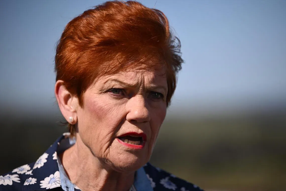 Australia’s far-right leader Pauline Hanson vows to cut migrants by 750,000