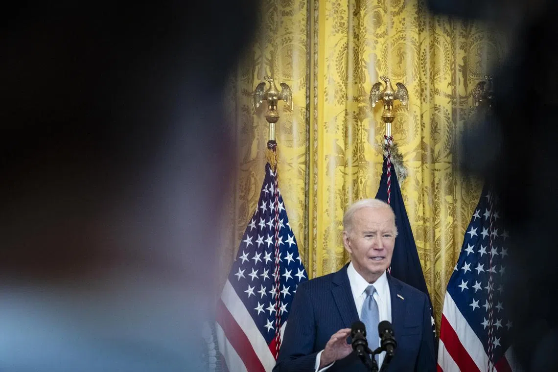 Mr Biden said there was an agreement in principle for a ceasefire between the two sides while hostages were released.