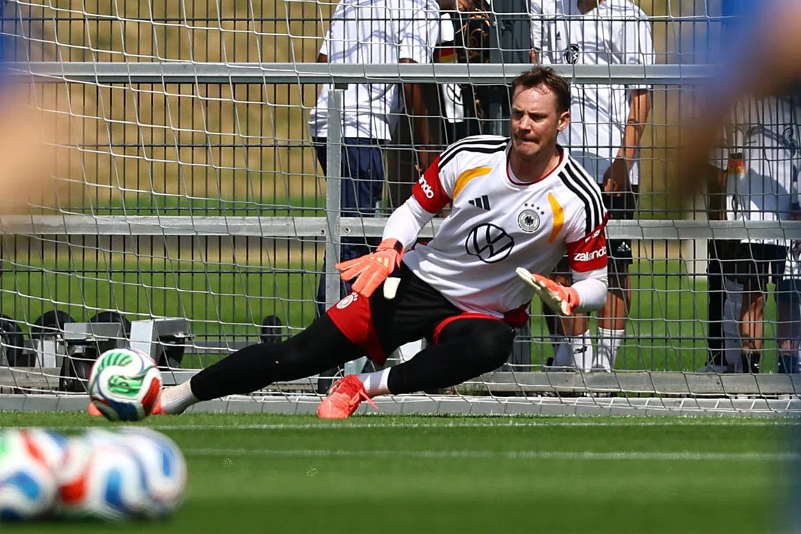 Germany chances rest with keeper Neuer, coach says