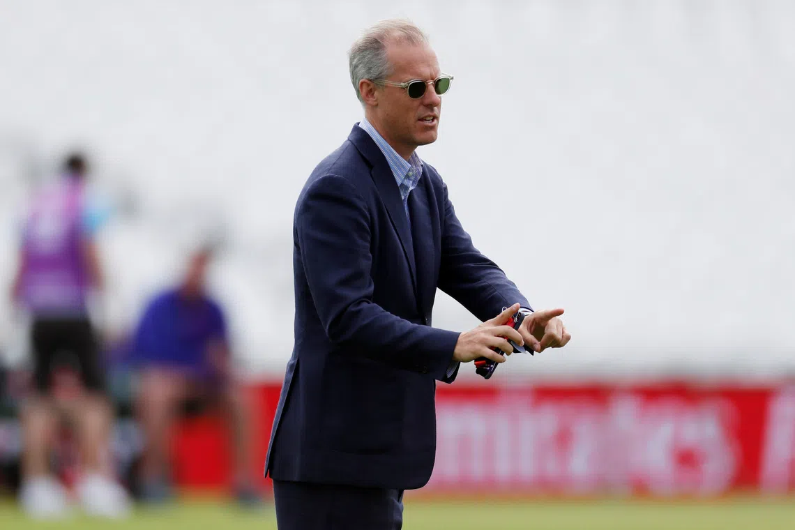 Cricket - ICC Cricket World Cup - England Nets - Kia Oval, London, Britain - May 29, 2019   England national selector Ed Smith during nets   Action Images via Reuters/Paul Childs