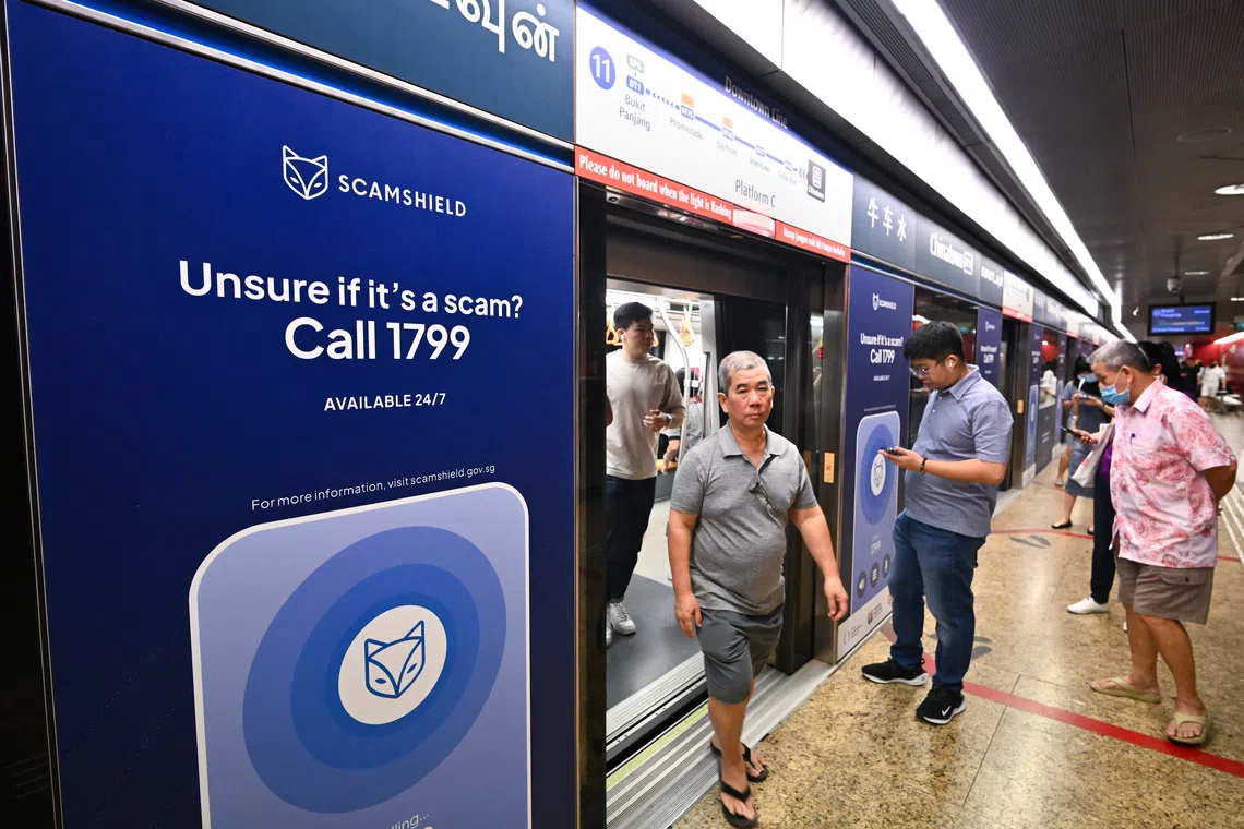 In the lucky draw scams, victims bought scratch cards that offered a chance to win cash prizes, after they came across Facebook Live streams promoting these cards. 
