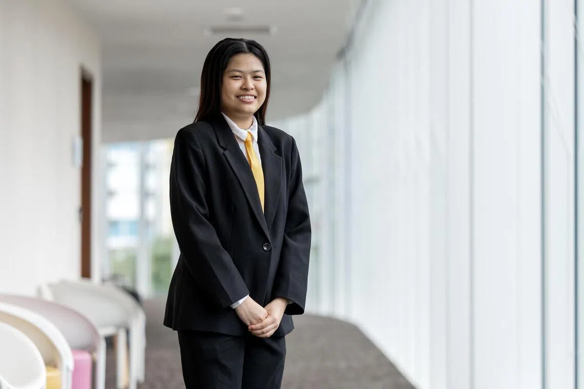 Crystal Jade Tan is one of nine recipients of this year’s Lee Kuan Yew Model Student Award, which recognises students for outstanding conduct and all-rounded achievement.
