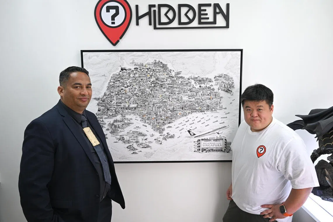 jlhidden: Mr Hayden Hape, chair of Ngati Kahungunu ki Tamaki nui-a-Rua, the authority representing the Ngati Kahungunu tribe within the Tararua District in New Zealand, with Mr Lim Yee Hung, co-founder of HIDDEN.  