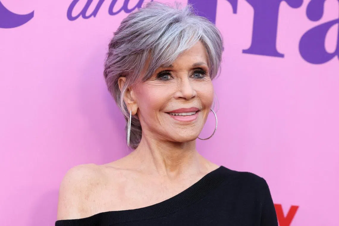 Jane Fonda said on Instagram she felt "blessed" after being told by her doctor that her cancer was in remission.