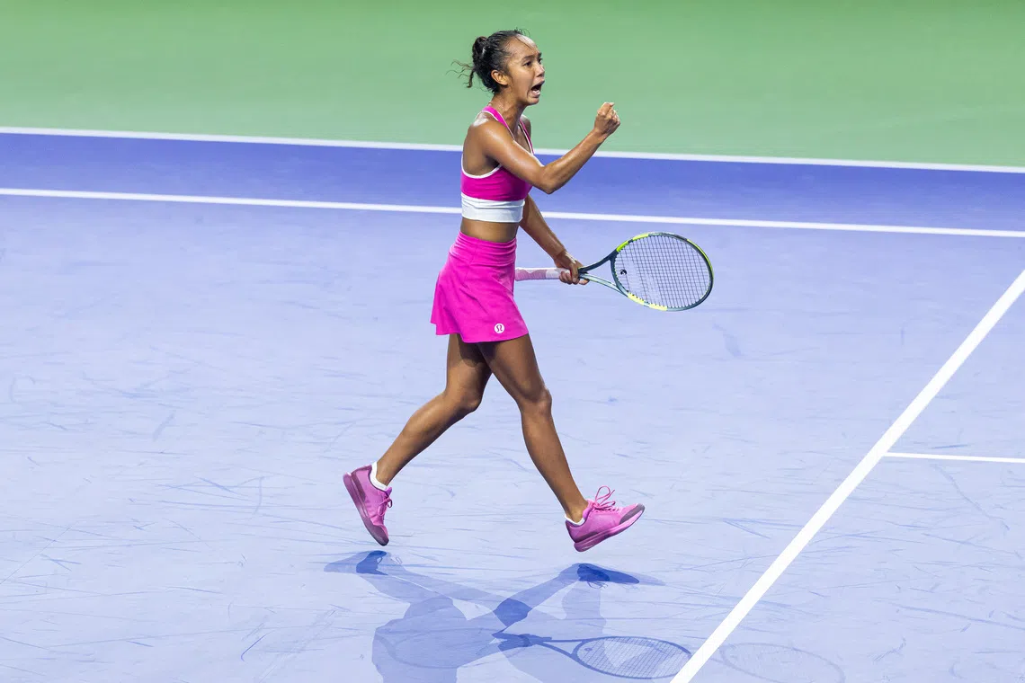 ‘It’s about time’: Leylah Fernandez reaches first final this season at Singapore Tennis Open